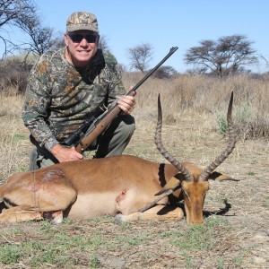 Impala hunted with Ozondjahe Hunting Safaris in Namibia