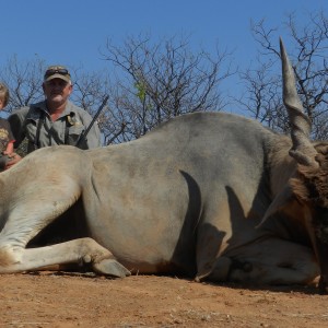 Eland bull hunted by Janus Smit