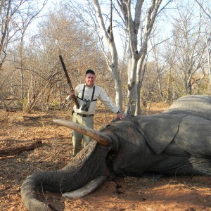 Monster Ele in Zim with TheSafariConnection & Jimba Safaris