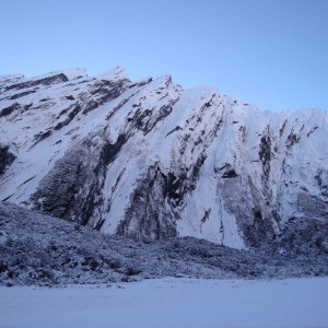 Cold start to the day in Tahr country