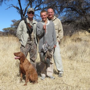 Wingshooting Dove in Namibia