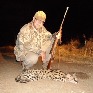 Hunting Serval in Namibia