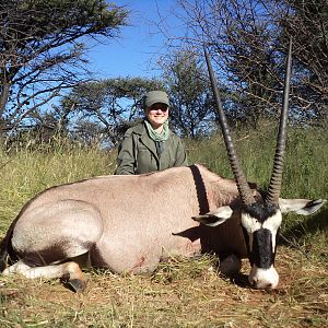 Hunting Gemsbok in Namibia