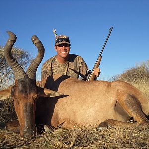 Hunting Red Hartebeest in Namibia