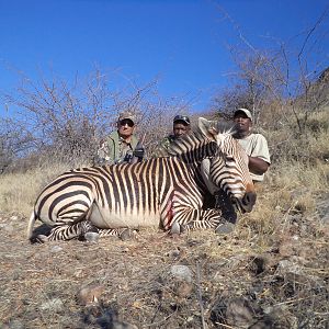 Hunting Hartmann's Zebra in Namibia