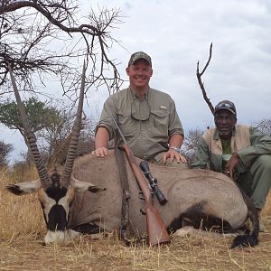 Hunting Gemsbok in Namibia