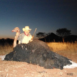 Hunting Ostrich in Namibia