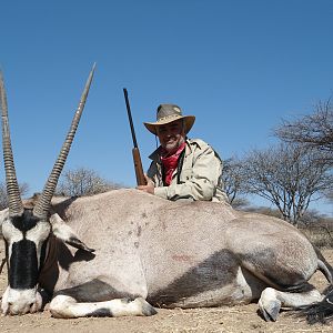 Hunting Gemsbok in Namibia