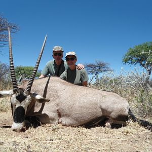 Hunting Gemsbok in Namibia