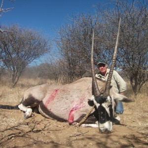 Hunting Gemsbok in Namibia