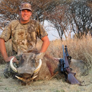 Hunting Warthog in Namibia