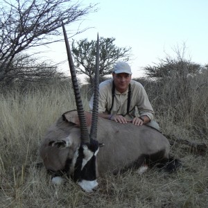 Hunting Gemsbok in Namibia