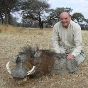 Hunting Warthog in Namibia