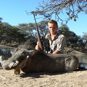 Hunting Warthog in Namibia