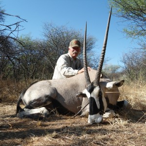 Hunting Gemsbok in Namibia