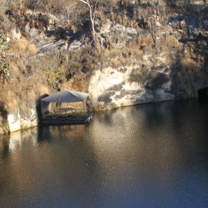 Otjikoto Lake in Namibia