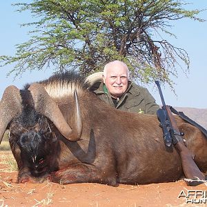 Black Wildebeest hunted with Wintershoek Johnny Vivier Safaris