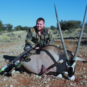 Gemsbok hunted with Wintershoek Johnny Vivier Safaris