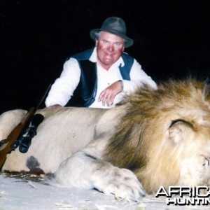 Hunting Lion  Tanzania