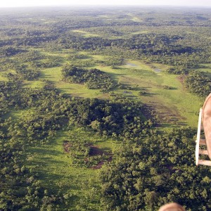 Flight over the estern CAR