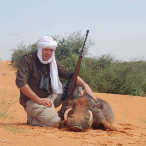 Hunting Warthog in Mauritania, Africa