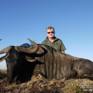 Blue Wildebeest hunted with Wintershoek Johnny Vivier Safaris