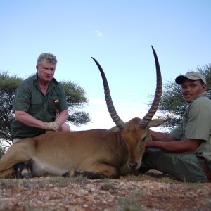 Lechwe hunt with Wintershoek Johnny Vivier Safaris