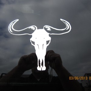 Blue Wildebeest Decal Stickers