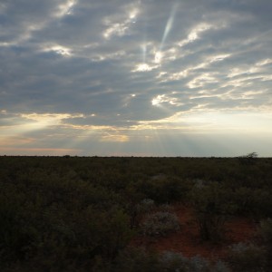 First Kalahari Sun Rise