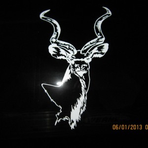 Kudu Decal Stickers