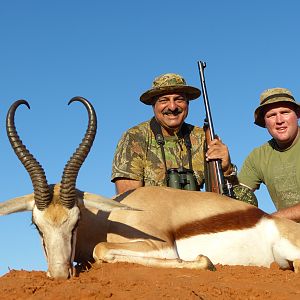 Springbok hunt with Wintershoek Johnny Vivier Safaris