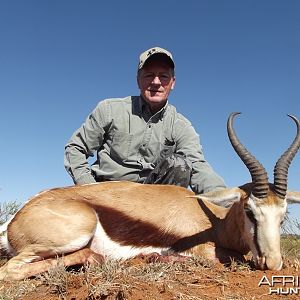 Springbok hunt with Wintershoek Johnny Vivier Safaris