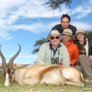 Copper Springbok hunt with Wintershoek Johnny Vivier Safaris