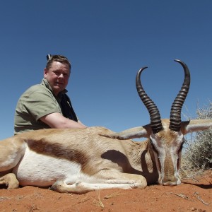 Springbok hunt with Wintershoek Johnny Vivier Safaris