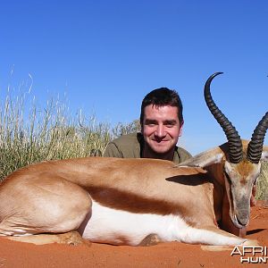 Springbok hunt with Wintershoek Johnny Vivier Safaris