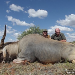 Eland hunt with Wintershoek Johnny Vivier Safaris