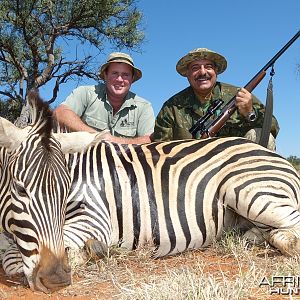 Zebra hunt with Wintershoek Johnny Vivier Safaris