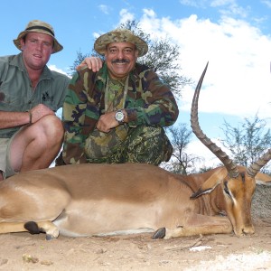 Impala hunt with Wintershoek Johnny Vivier Safaris