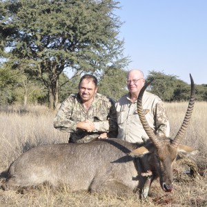 PH Coenie Muller and myself with Waterbuck taken june 2012