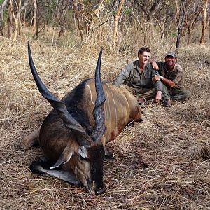 Lord Derby Eland hunt Central African Republic