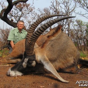 Roan Antelope hunt with CAWA in CAR