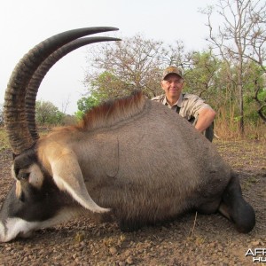 Roan Antelope hunt with CAWA in CAR