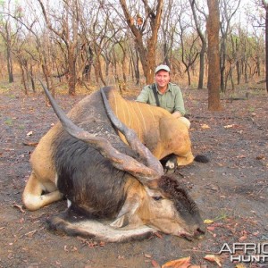 Lord Derby Eland hunt with CAWA in CAR