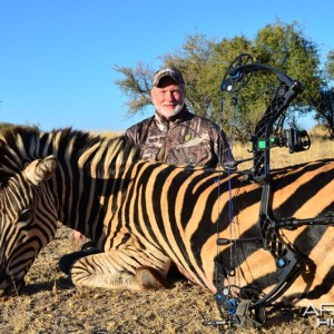 Zebra hunt with Wintershoek Johnny Vivier Safaris