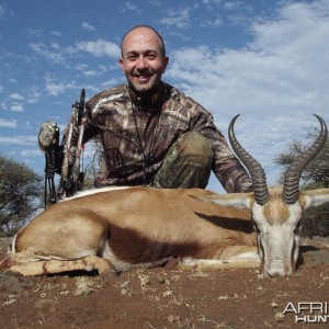 Springbok hunt with Wintershoek Johnny Vivier Safaris