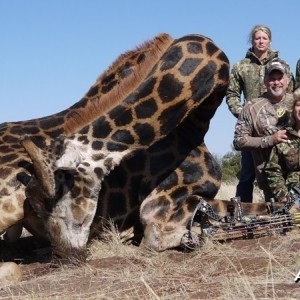 Giraffe hunt with Wintershoek Johnny Vivier Safaris