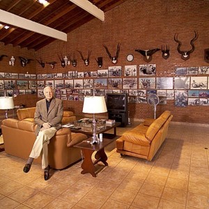 Jorge Alves de Lima in his trophy room