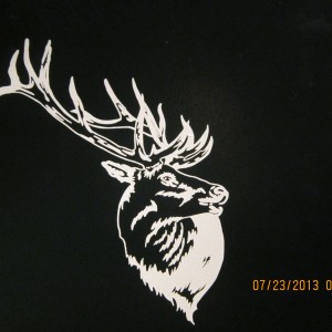 Bugling Elk Decal Stickers