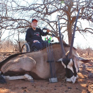 Gemsbok taken at 20yd