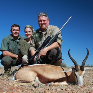 Springbok hunt with Wintershoek Johnny Vivier Safaris